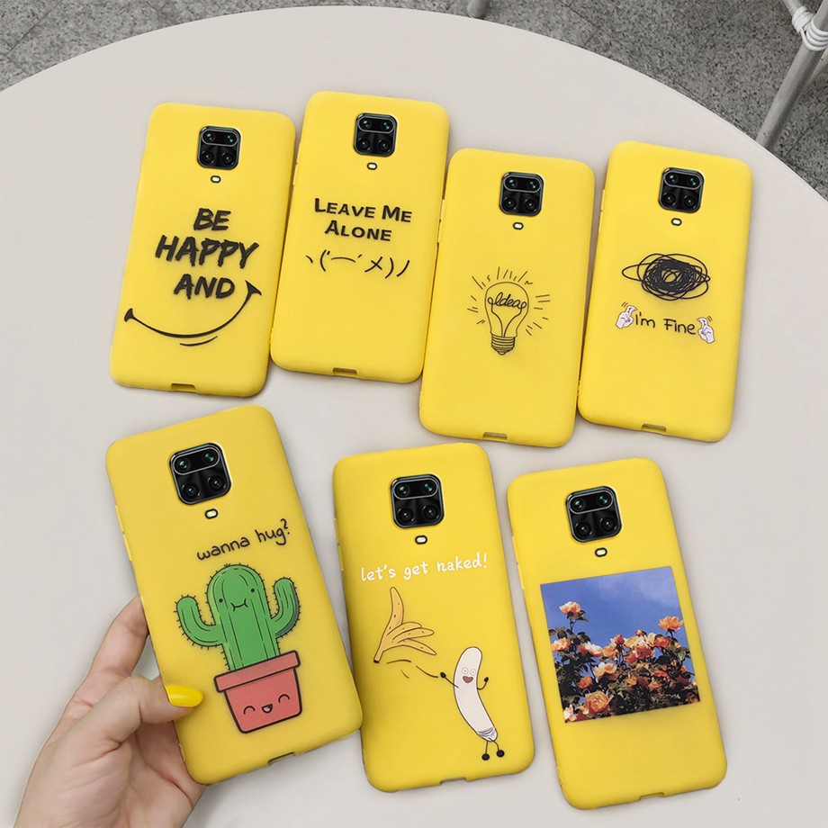 For Redmi Note 9 Case Soft TPU Cartoon Pattern Silicon Cover Phone Cases  For Xiaomi Redmi Note 9 Note9 Note 9 Pro Max 9Pro Funda