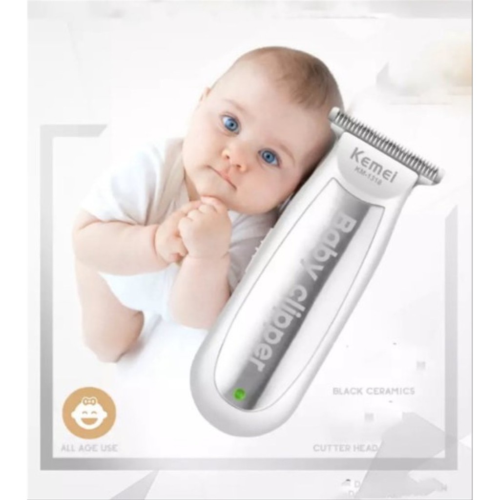 Kemei 1318 Hair Baby Clipper Razor KM-1318 | Shopee Philippines