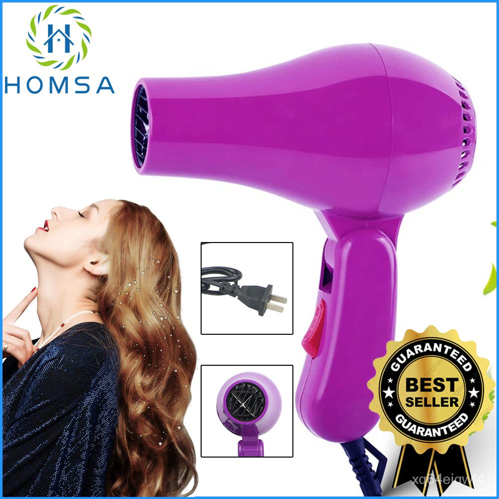 Hair HOMSA HM900B 900W AC220V Foldable Hair dryer and Travel Personal