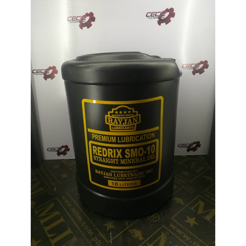 Rayjan Redrix SMO-10 Straight Mineral Hydraulic Oil 18L | Shopee ...