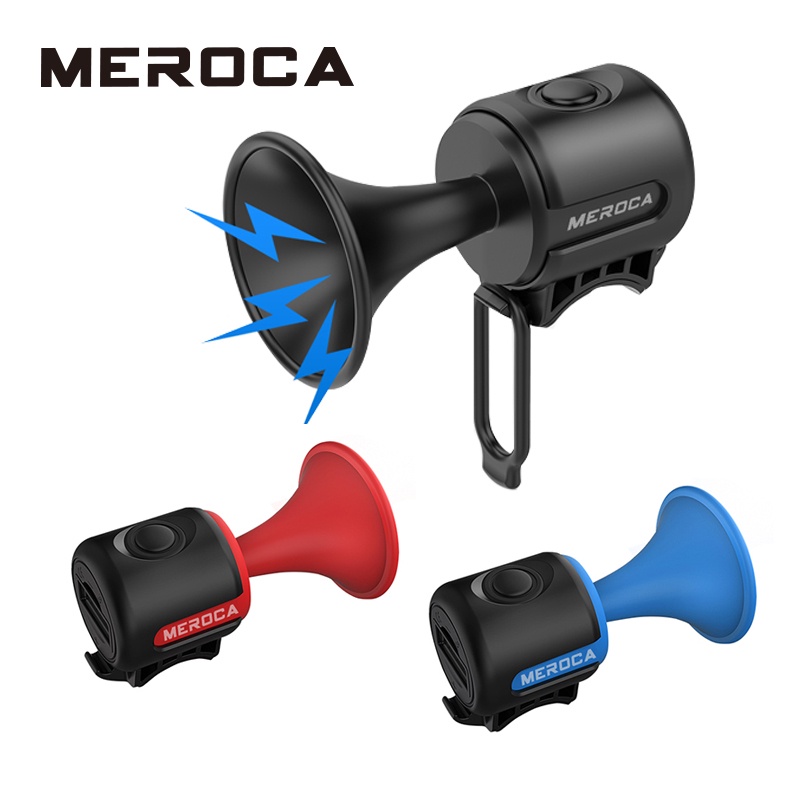MEROCA Bicycle Bell Horn Cycling Electric Horn Rainproof Bike Handlebar Bells Mountain Bike Accessories Shopee Philippines