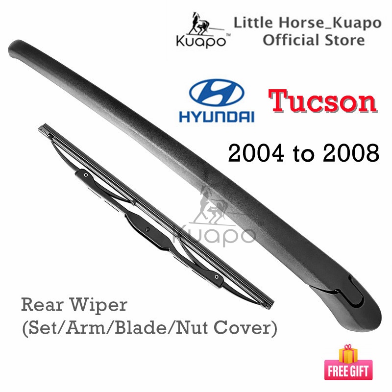 (Original) 2005 to 2009 Hyundai Tucson Rear Wiper Assembly (Set/Arm