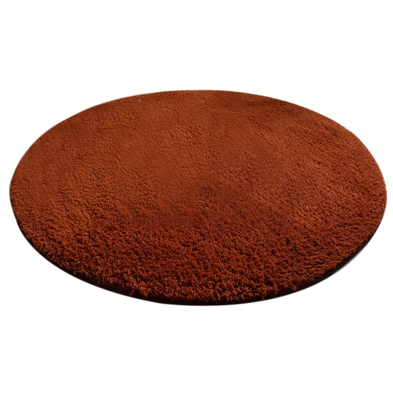 Creative Round Floor Mats Thick Fluffy Area Rugs Soft Bedside Pads
