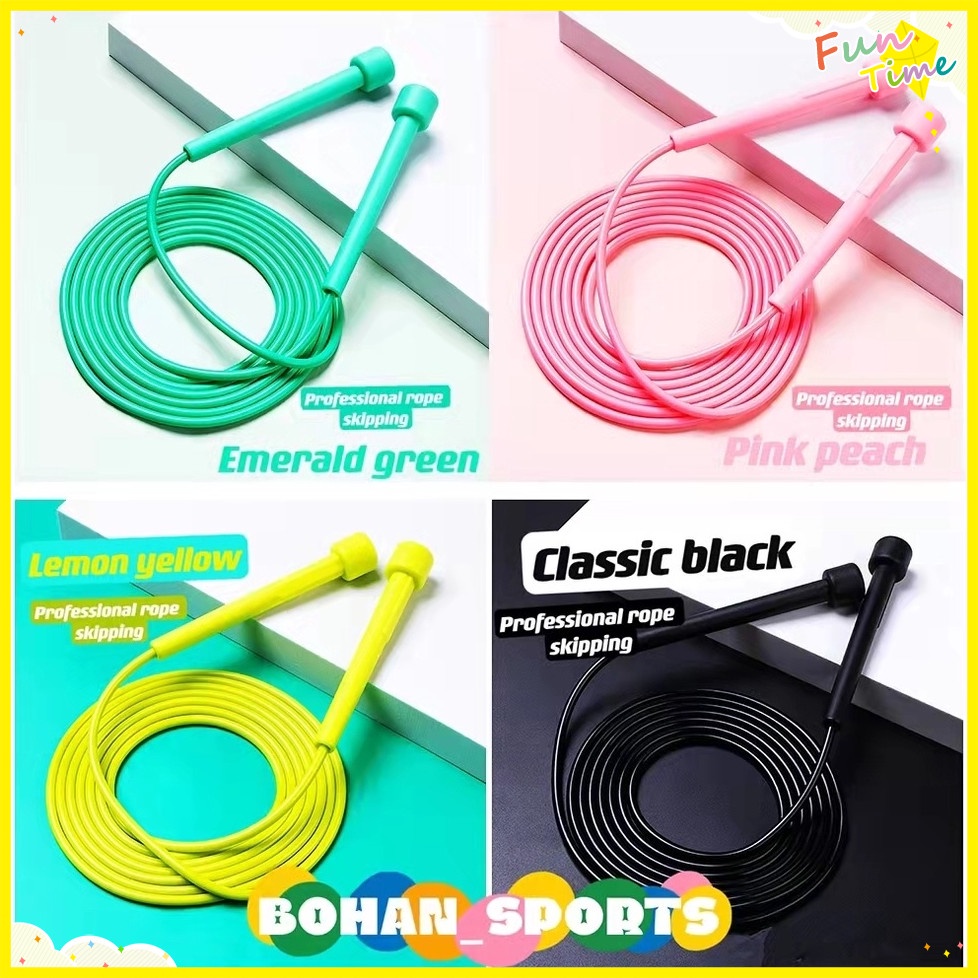 Adjustable Jump Rope Training Jumping Speed Rope Sports Exercise Skipping Fast Plastic Rope Home
