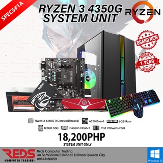 Gaming Ryzen 4350g Vega EasyPC AMD Ryzen Pro 4350G Socket Am4 With