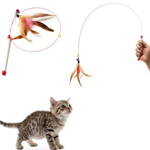 Cat toy fishing rod for cats