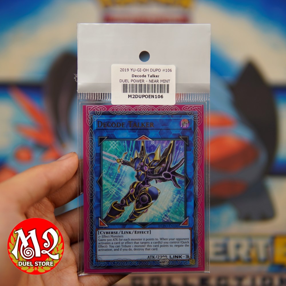 Yugioh Card DUPO-EN106 - Decode Talker - ULTRA RARE - Storage M2SCCQ ...