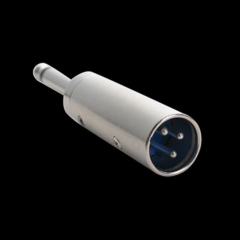 6.5mm Male Plug To XLR Male 3 Pin Socket Mono Audio Adapters Microphone ...