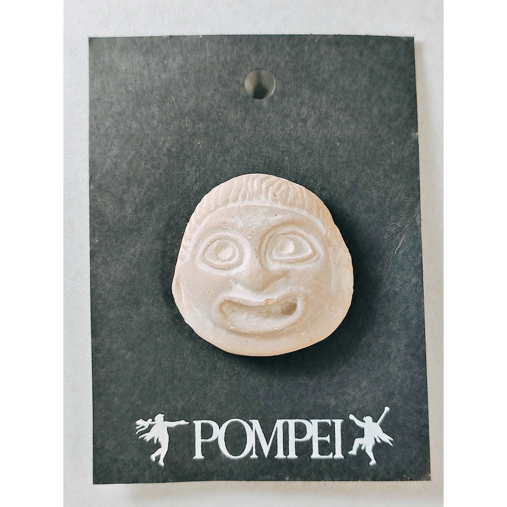 Handpainted Terracotta Face Magnet