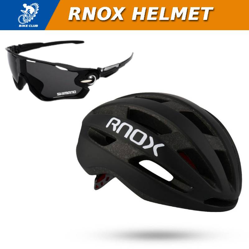 【Philippine cod】 Rnox Helmet Bike Helmet With Sunglasses Safety