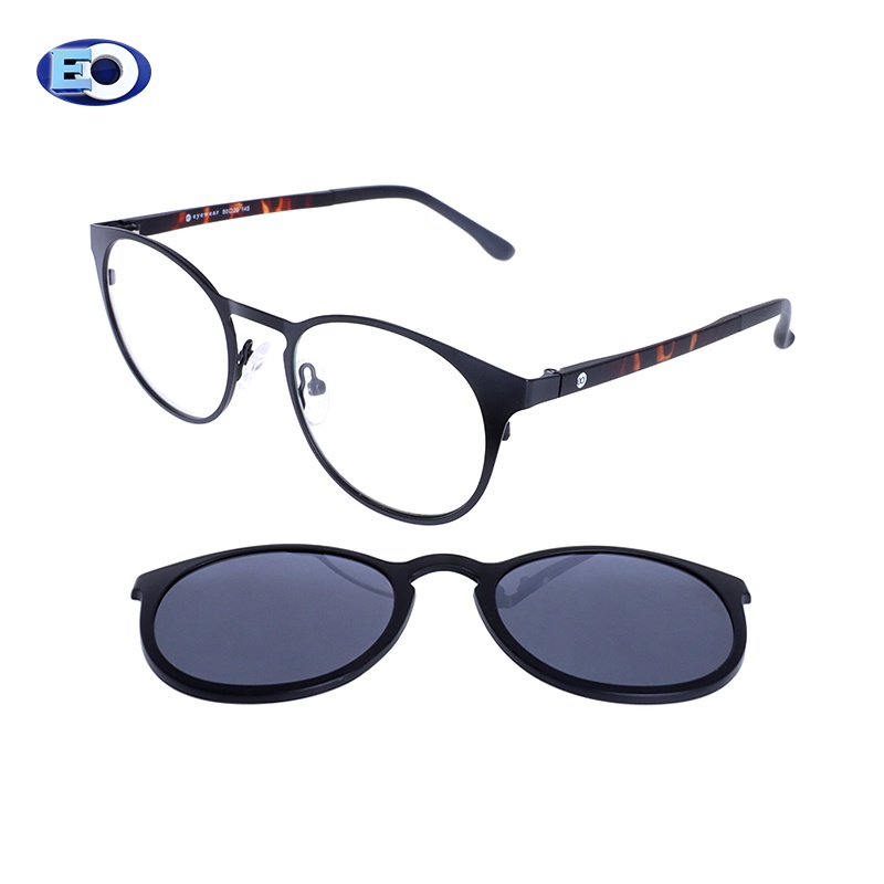 EO Eyewear w/ Clip On BROADWAY Frame FREE Multicoated Lens with