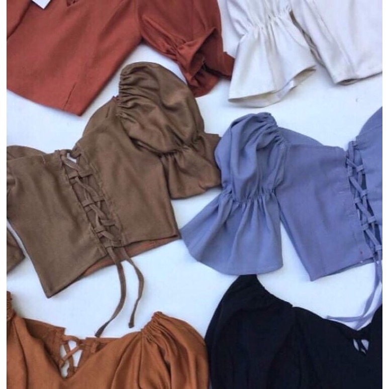 ZARA CORSET TOP OVERRUNS | Shopee Philippines