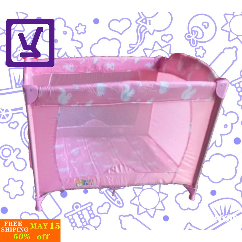 Baby Angel Crib w/ Mosquito net PNC8106 (Pink) Shopee Philippines