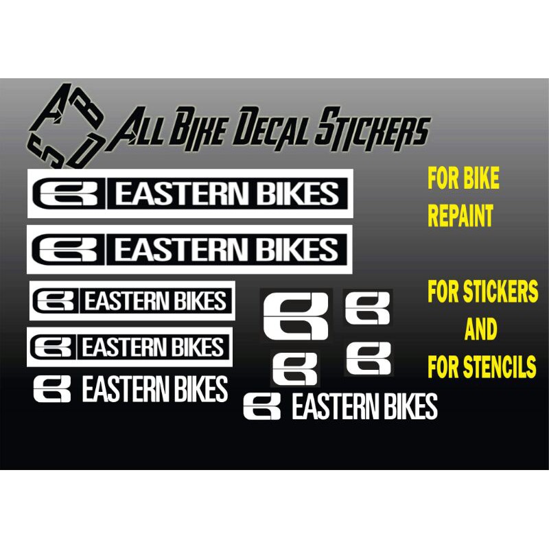 Eastern bmx shop stickers