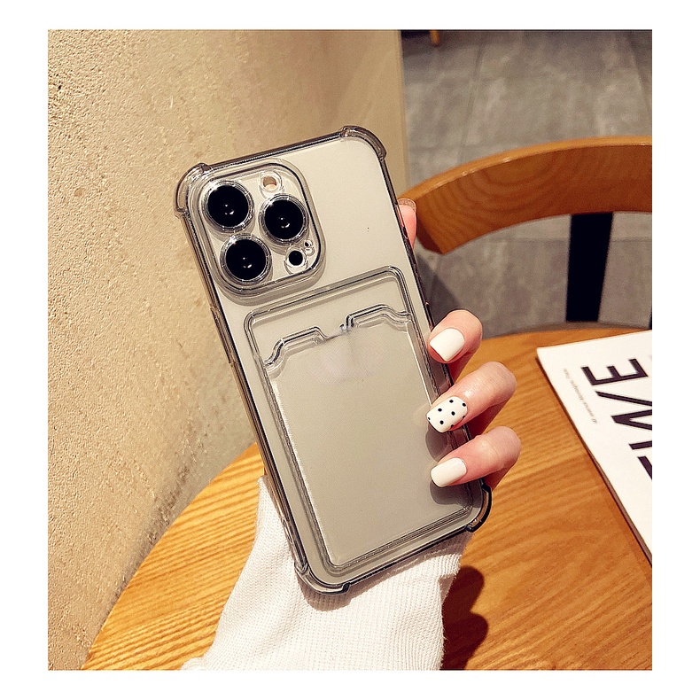Card Holder Amazon Iphone 11 Clear Case Shockproof Transparent