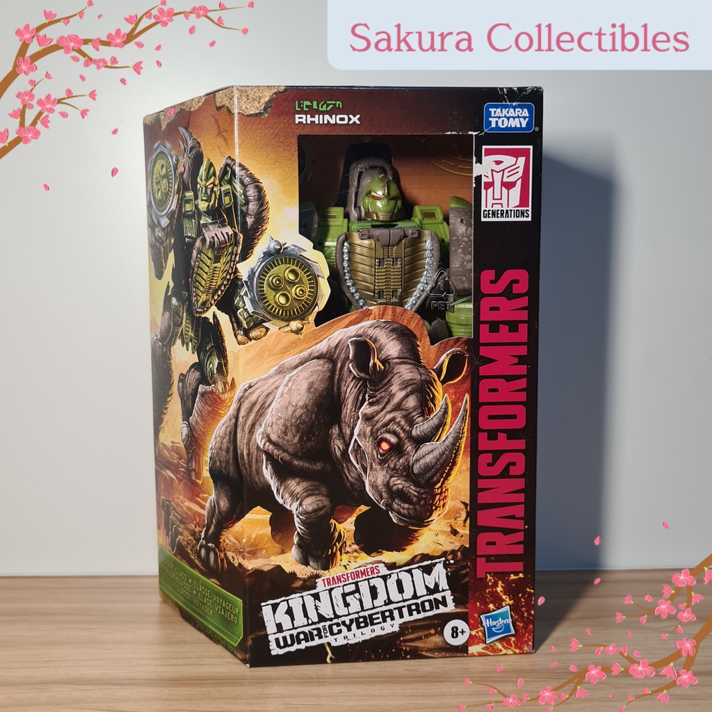 Transformers Kingdom Voyager Class Rhinox (Box issue) | Shopee Philippines