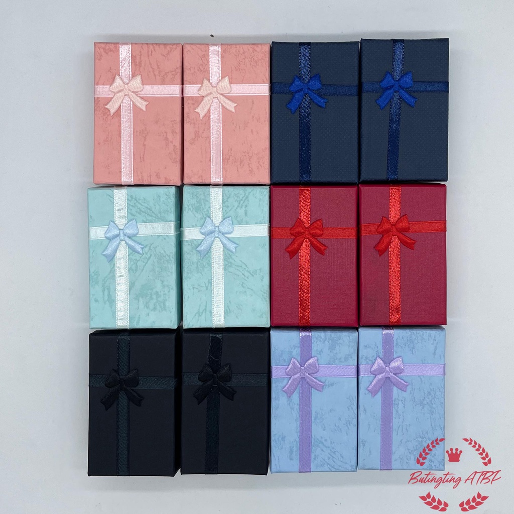 Jewelry Box /Ribbon for Necklace 5x8cm (24pcs) Shopee Philippines