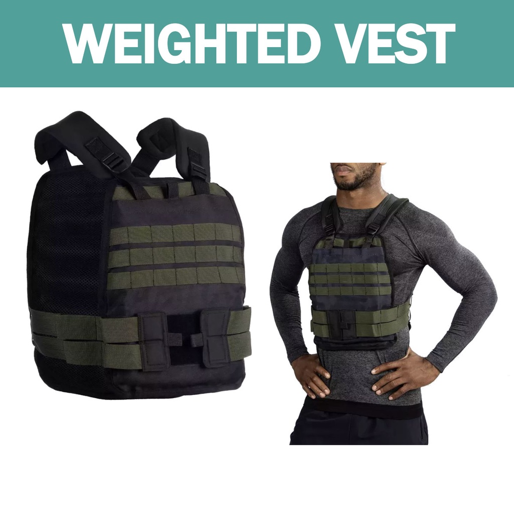 Adjustable Weighted Vest Strength Cross Training Workout HIIT 10KG Shopee Philippines