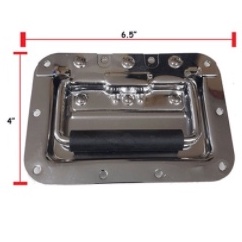 Tour Case Silver Handle w/ Plate SET (used in Flight / Tour Case ...