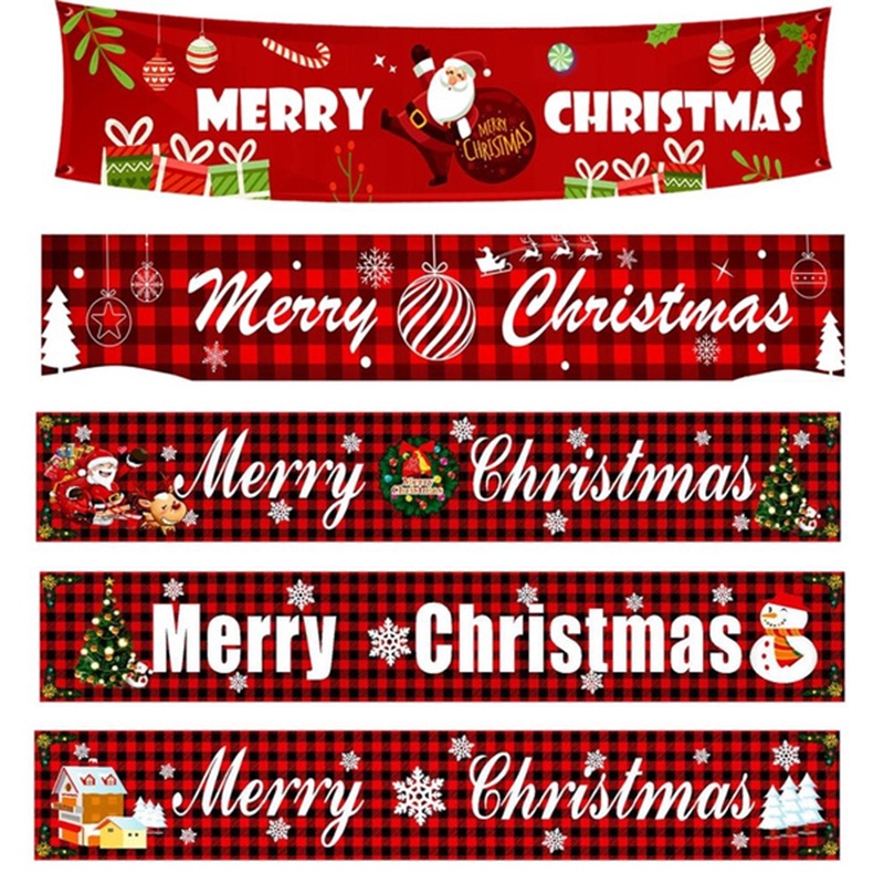 Christmas Alphabet Festive Banner Large Xmas Sign Huge House Outdoor ...