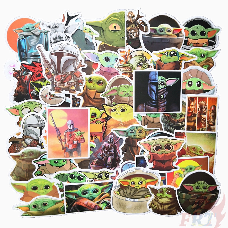 New York Yankees Star Wars Yoda - Set of 4 Ultra Decals at Sticker Shoppe