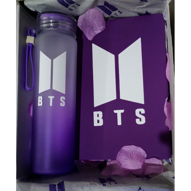 BTS i Purple U Reusable Water Bottle 