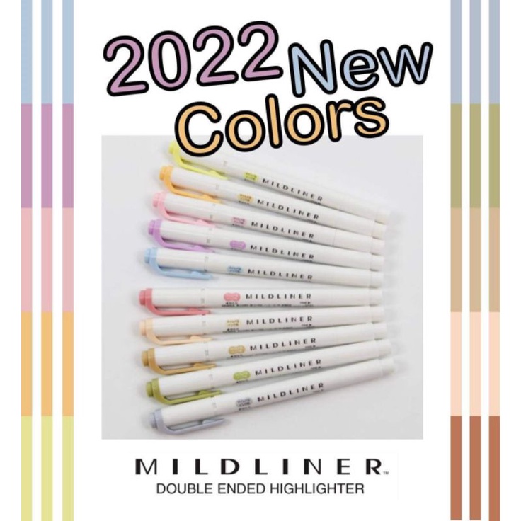 Zebra MILDLINER NEW 2022 COLORS Shopee Philippines
