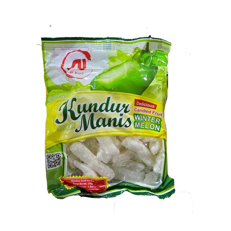 Kundur Manis 250 Gr Tangkwe Candied SU Brand Candied Fruit Wintermelon ...