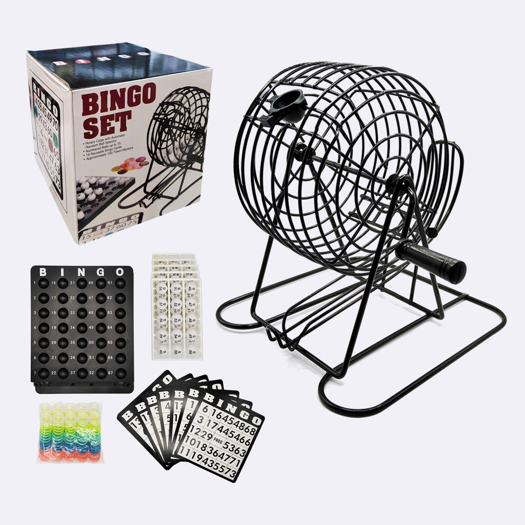 Bingo Set Game w/ Automatic Random Ball Selector | Shopee Philippines