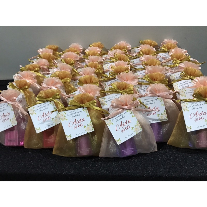 Souvenirs & Giveaways Package with Custom Tag (35pcs Trapezoid)NO RUSH ...