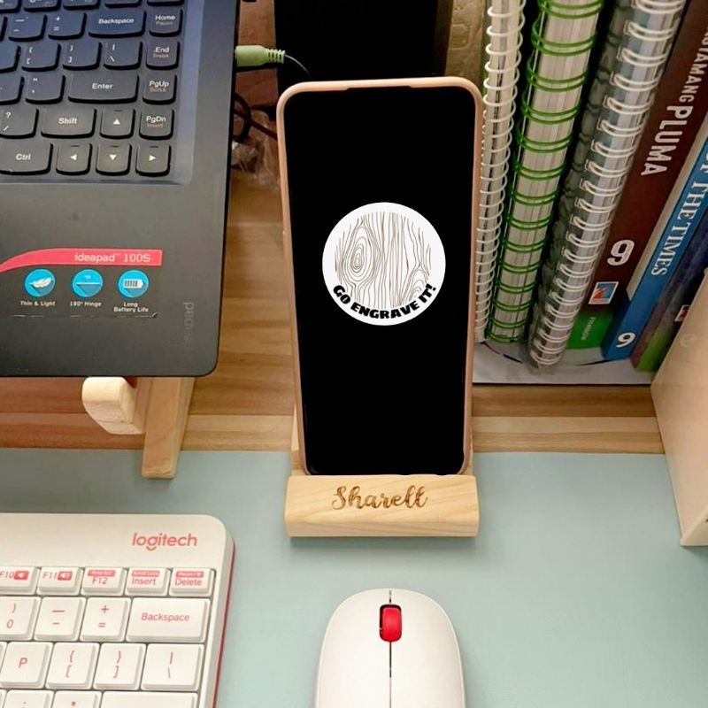 Wooden Phone Stand (Personalized) Shopee Philippines