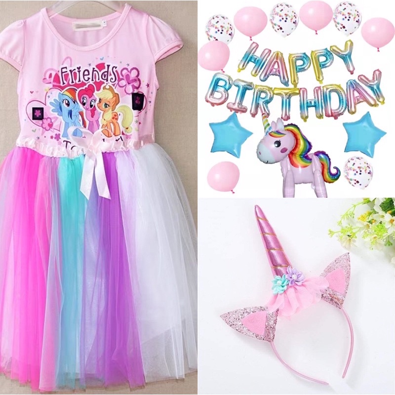 Little pony hot sale birthday gown