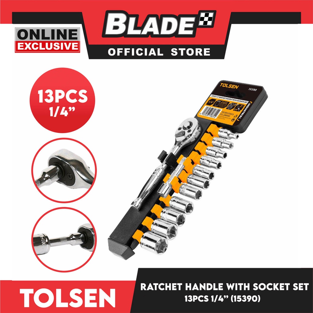 Tolsen 13pcs 1/4