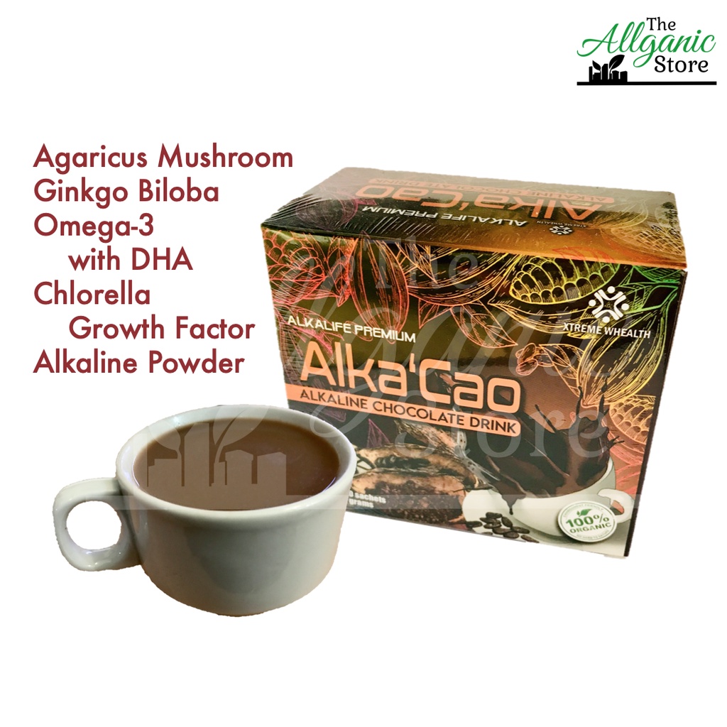 ALKALIFE PREMIUM Alka'Cao (Alkaline Chocolate Drink) 210 g (10 sachets