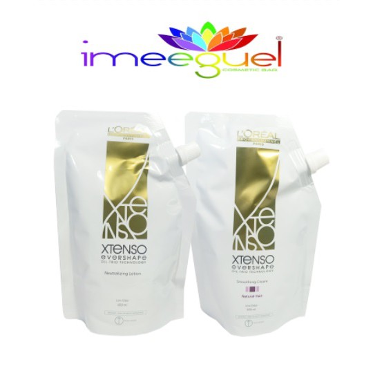 BUY 1+1 L'oreal Xtenso Evershape Rebonding Set Smoothing Cream 400ml x