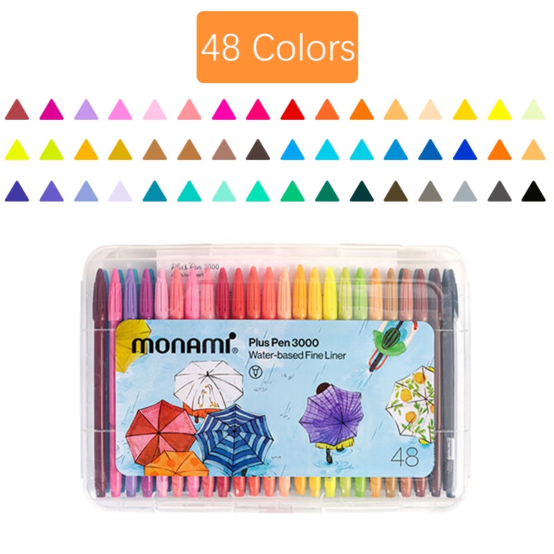 Wholesale Korean Stationery Set: Monami Plus Colorit Gel Pens In