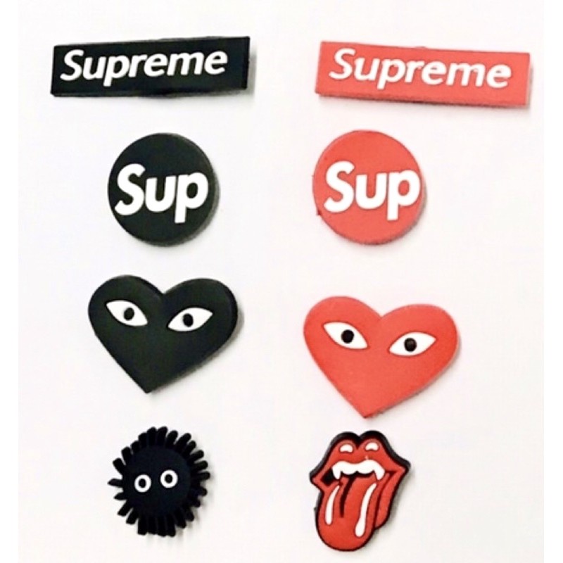 Supreme crocs charms new arrivals