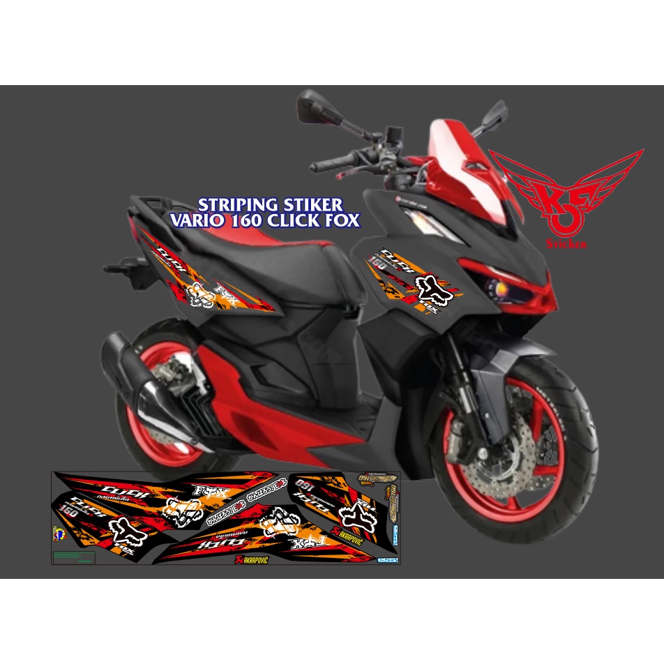 HONDA STICKER STRIPING VARIO 160 CLICK FOXHONDA | Shopee Philippines