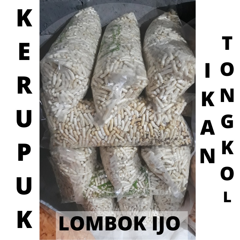 Tongkol Fish Crackers 1 Ball (1 KG) cap Tongkol Mas - Lombok Ijo Tuna ...