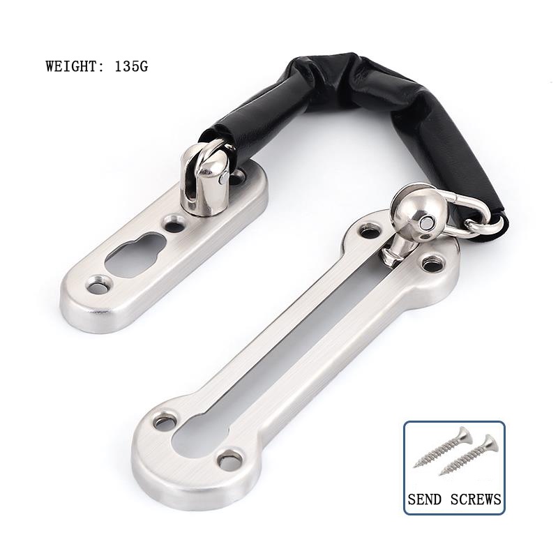 thumbnail image 2 of HnF Solid Metal Home Bolt Lock – Stainless Steel Door Gate Security Guard Buckle (HF9205) 2 of 4