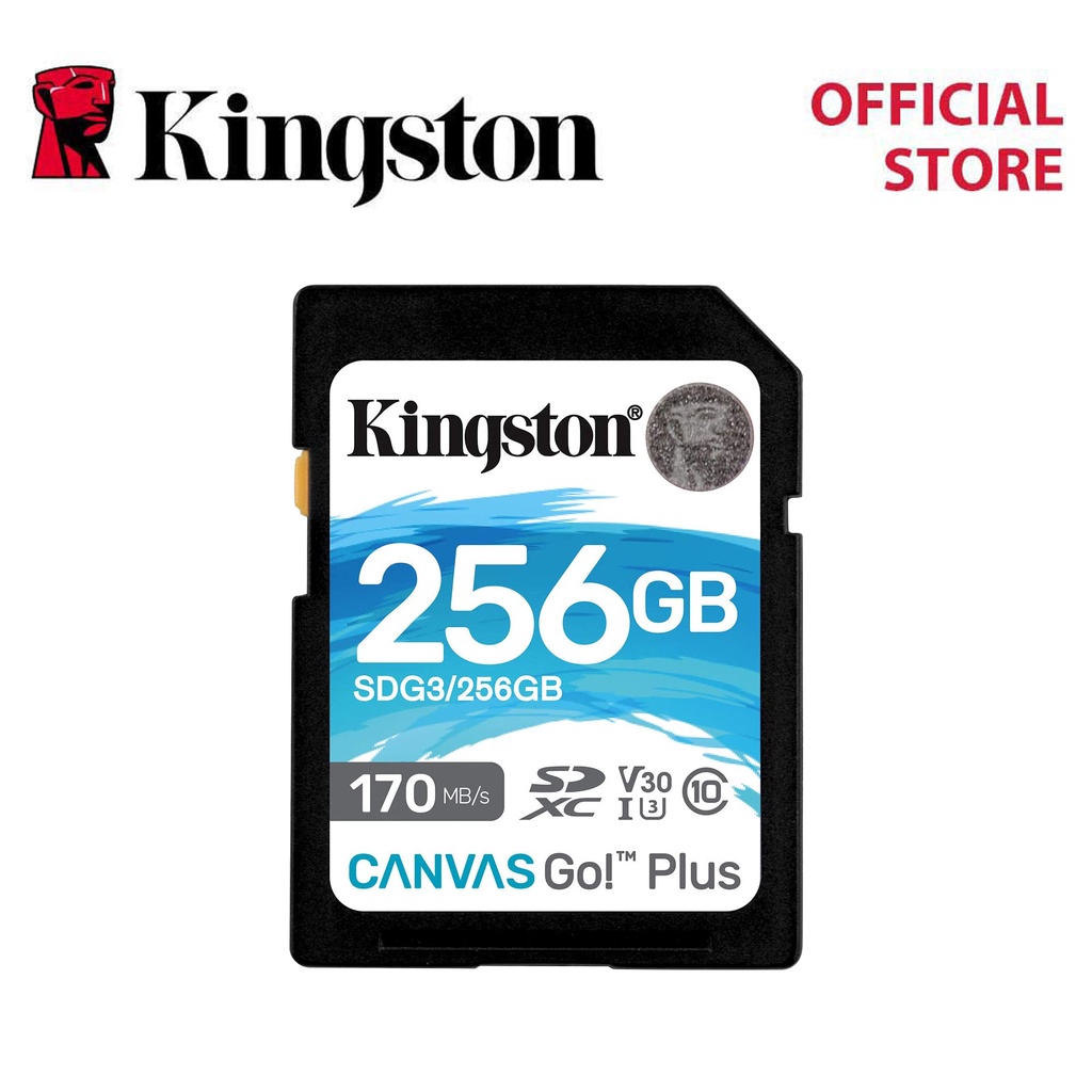 yuerter6Kingston Canvas Go Plus 256 GB SD Memory Card for DSLRs