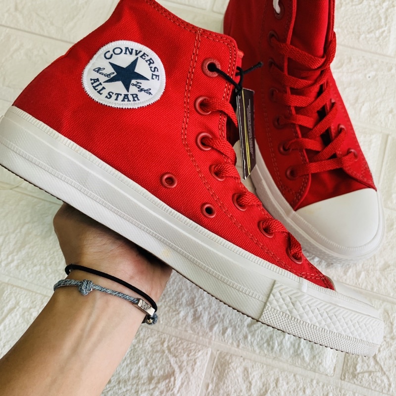 Converse with lunarlon outlet red