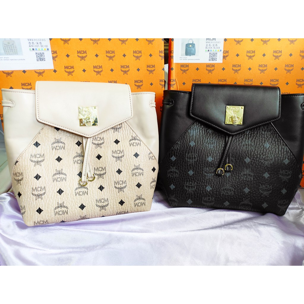 MCM Black 2 Way Bag