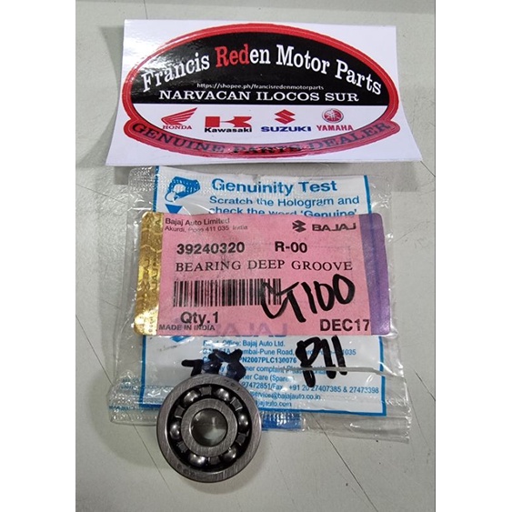 Deep Groove Bearing for Ct100 (Clutch Bearing) Shopee Philippines