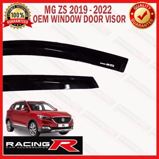 Mg Zs 2019 - 2024 Injection Window Door Visor Black   Rain   Sun 