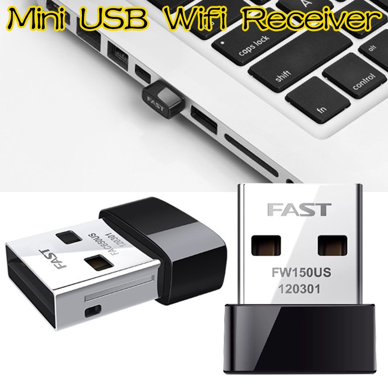 Mini USB Wifi Receiver 802.11n Antenna 150Mbps USB Wireless | Shopee ...