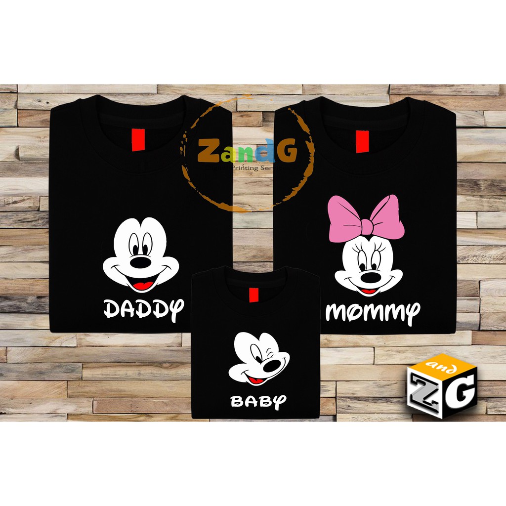 Mickey Mouse family shirt SOLD PER PIECE - Main Image