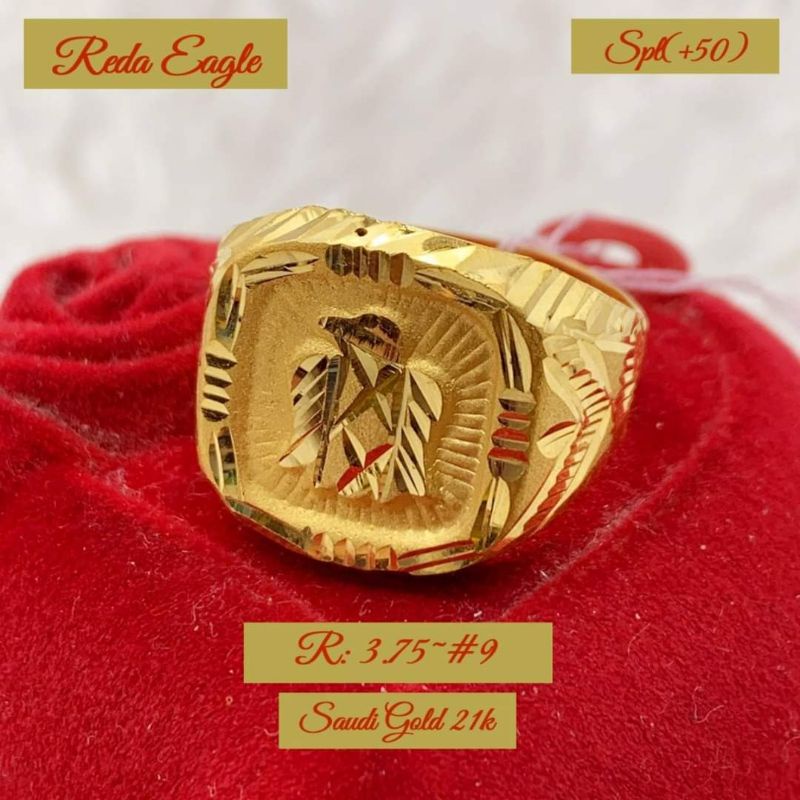 Saudi gold deals mens ring design