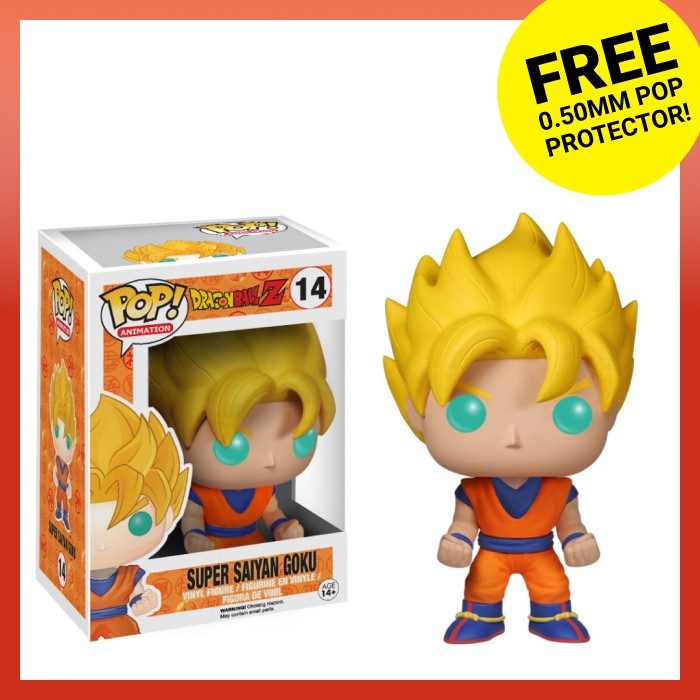 Boneco Dragon Ball Z Goku Super Saiyajin Funko Pop 14 - Papellotti