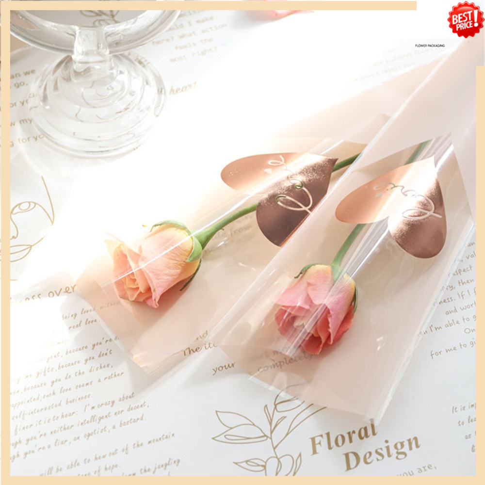 30pcs Rose Packaging Bag Single Flower Packaging Single Rose Flower ...